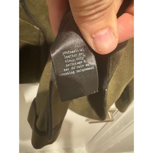 Rag & Bone ‘Lorimer’ Wool Blend Blazer Jacket in Moss Green & Black Size 8 - Picture 10 of 13